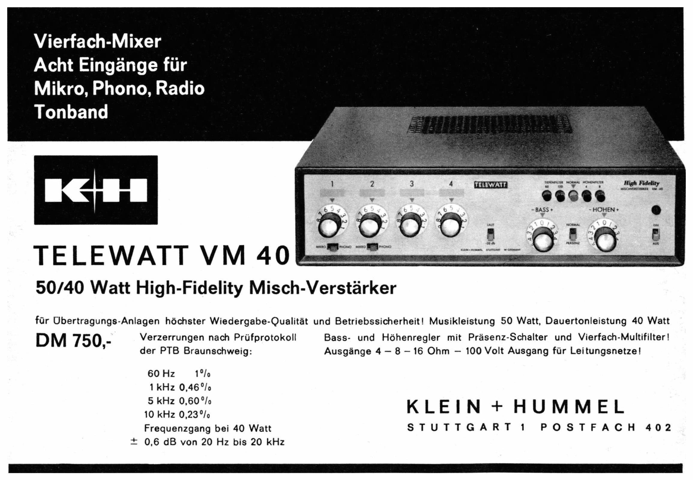 Klein + Hummel 1964 1.jpg
